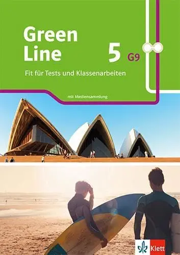 Produktbild: Green Line 5 G9: Fit für Tests und Klassenarbeiten. Arbeitsheft mit Lösungen und Mediensammlung Klasse 9 (Green Line G9. Ausgabe ab 2019)