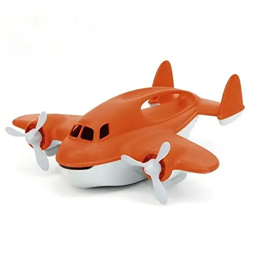 Produktbild: Green Toys 8601400, Löschflugzeug, Badewannenspielzeug, Badespielzeug für Kinder ab 12 Monaten