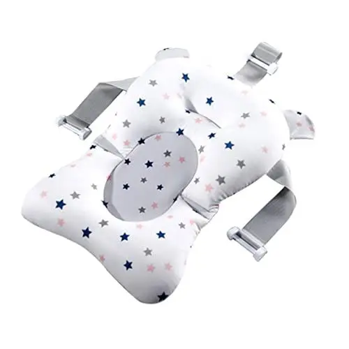 Produktbild: GREENADSCAPE 1Stk Netz Badematte Stützsitz für die Babydusche -Hosenträger Babybadewanne badematte babybadekissen Halterung für den Babybadesitz Badewiege Polypropylen (pp) Weiß