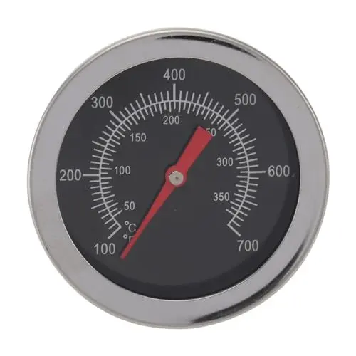 Produktbild: GREENADSCAPE 1Stk Ofenthermometer food_temperature_gauge Backofen-Thermometer Grillthermometer Frittierthermometer grillofen thermometer Backofen Backthermometer Rostfreier Stahl Black