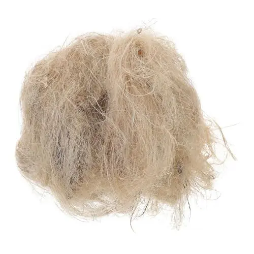 Produktbild: GREENADSCAPE Natürliches Nistmaterial-Set 40 G Packung Aus Jute Seidenseil Bast Und Wolle Sicher Für Vögel Papageien Kolibris Und Kleintiere