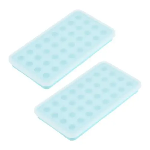 Produktbild: GREENADSCAPE 1 Satz 2St Eisschale aus Silikon Zuckerformen Fondantformen Backformen Whiskey-Eisform eiswurfel behälter eiswürfelschale Küchenwaren Küchenutensilien aus Silikon Kieselgel Blue
