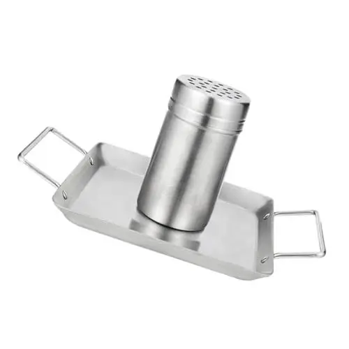 Produktbild: GREENADSCAPE 1 Satz Bier Brathähnchen Rack Campinggrill Hähnchen Bratpfanne Außengrills Vertikales Brätergestell Vertikaler Fleischspieß Werkzeug Zum Hähnchenbraten Huhn Silver Rostfreier Stahl