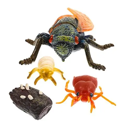 Produktbild: GREENADSCAPE 1 Set Wachstumszyklus Modelltiere Für Kinder Zikade Display Modelle Puzzle Spielzeug Simuliertes Basteln Lernspielzeug Kunsttier Dekor Simulation Basteln Streichspielzeug