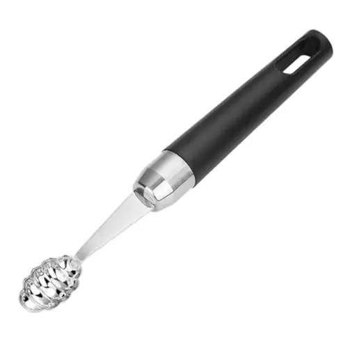 Produktbild: GREENADSCAPE 1 Stück 304 Kugelschaufel Wassermelonenschneider Grablöffel Fleischbällchenlöffel Baller Für Fruchtmelonen Fleisch Baller Scooper Küchenwerkzeug Kekskugeln Rostfreier Stahl Black