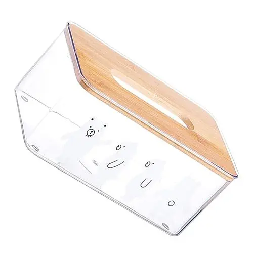 Produktbild: GREENADSCAPE 1 Stück Karton Pappschachtel papiertücher Box papiertaschentücher Box Serviettenspender Schreibtischaufsatz papierhandtuchspender Taschentuchhalter Behälter für Papierhandtücher
