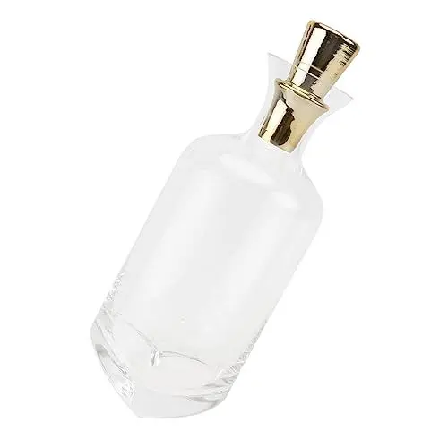 Produktbild: GREENADSCAPE 1stk Krug Aus Kristallglas Klare Karaffe Mit Deckel Mini Wein Spenderbehälter Miniaturdekoration Mini-weinkaraffe Dekanter Für Schnapsflaschen Port Dekanter Mini- Transparent