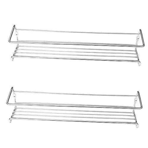 Produktbild: GREENADSCAPE Gewürzregal Aus Edelstahl Zur Wandmontage Organizer Küchenregal Gewürzregal Zum Aufhängen Gewürzhalter Für Die Küche