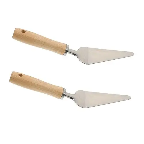 Produktbild: GREENADSCAPE 2St Käseschaufel Küchenschaufel Pizzapfanne Spachtel für Pizzaheber Brotbackofen Wender umdrehen Kuchen küchenmaschiene kochgeschirr Pizza Schaufel+ Pizzazubehör Pizzaspatel Holz
