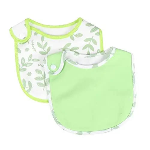 Produktbild: GREENADSCAPE 2St Lätzchen aus reiner Baumwolle Lätzchen zum Füttern von Babys Baumwolllätzchen für Kleinkinder bibs Cotton bibs schürze Baumwolllätzchen für Babys Kinder füttern Lätzchen