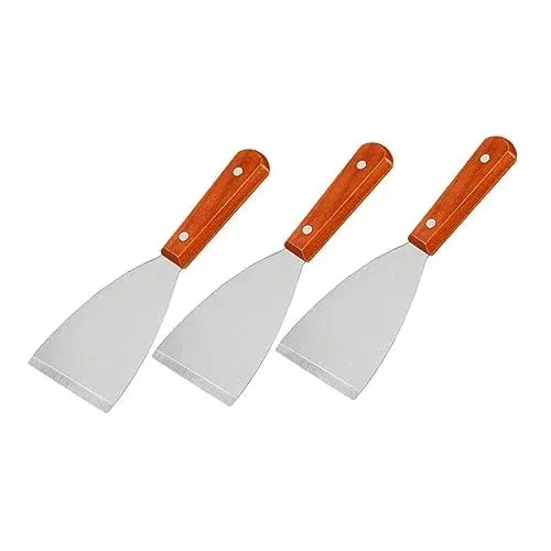 Produktbild: GREENADSCAPE 3St Grillspatel zum Kochen Schaber für Lebensmittel Antihaft-Spatel Schrägkantenschaber küchenmaschiene kochgeschirr Lebensmittelschaber für die Küche Restaurantbedarf Holz