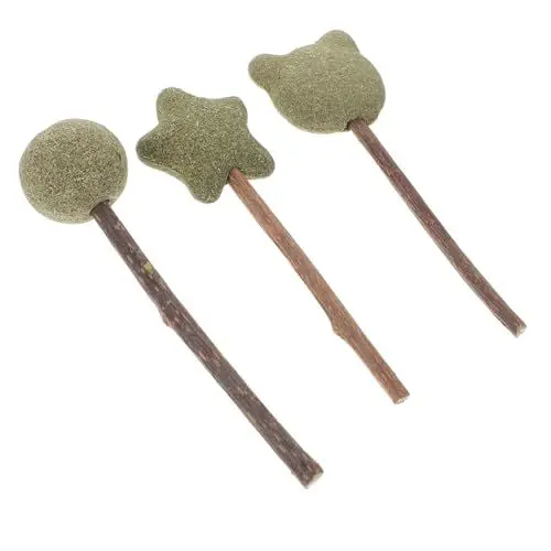 Produktbild: GREENADSCAPE Candy Stick 3 Katzenleckerlis Reinigungsspielzeug Für Katzen Interaktives