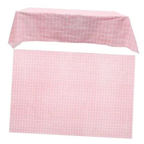 Produktbild: GREENADSCAPE 3St PVC-Gitter-Tischdecke Gartentischdecke Tischdecke für den Außenbereich Party-Tischläufer Karierte Tischdecke einwegtischdecken einmaltischdecke PVC-Tischdecke Plastiktischdecke