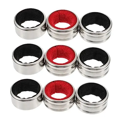 Produktbild: GREENADSCAPE 9St Tropf ring Wein Anti-Überlaufringe Weintropfring für Flaschen tropfring für weinflaschen Tropfringe für Weinflaschen Kragenringe für Weinflaschen Tropfringe stoppen Polyester