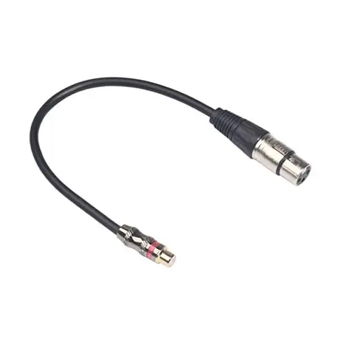 Produktbild: GREENADSCAPE 0 3 M Länge Audiokabel Buchse Auf Buchse Adapter Lautsprecher Verstärker Mic Adapterkabel