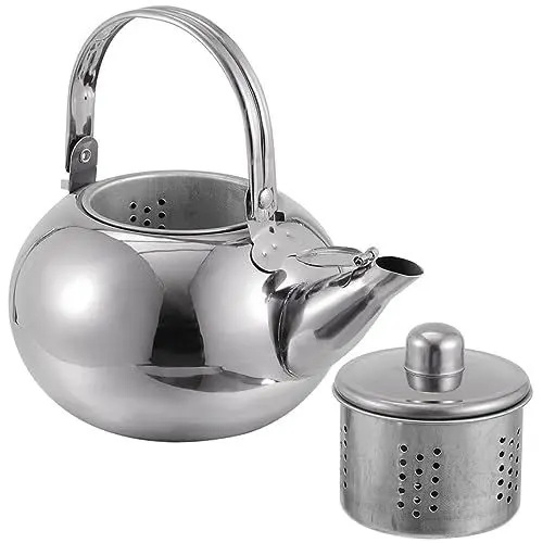 Produktbild: GREENADSCAPE Bequemer Wasserkocher Goldene Roststahl Wasserkessel Kaffeekocher Für Den Täglichen Gebrauch Schwanenhals Spitze Über Den Kaffeekocher Gießen Diffusoren Rostfreier Stahl