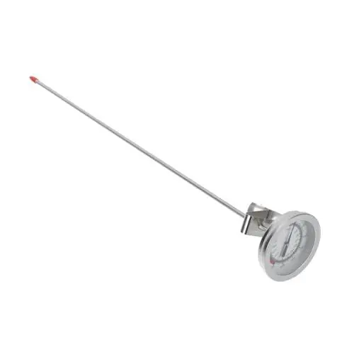 Produktbild: GREENADSCAPE Bratthermometer Schweinefleischthermometer Temperaturfühler Für Fleisch Butterscotch Grilltemperaturanzeige Sonde Für Fleischtester Grillthermometer Rostfreier Stahl Silver