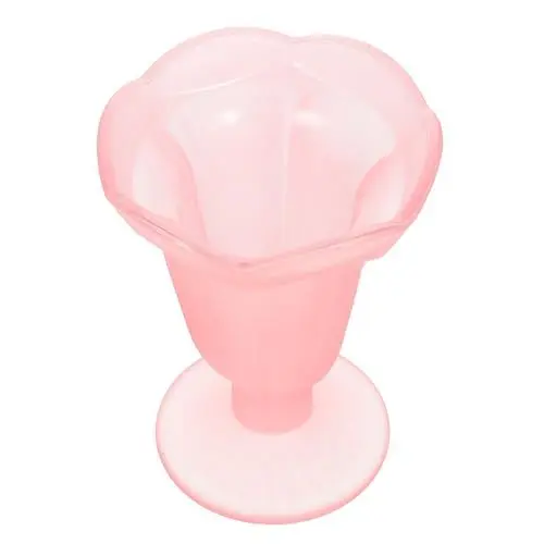 Produktbild: GREENADSCAPE Dessertbecher Eisbehälter Weinkelch Dessertweingläser Pudding-gelee-schüssel Eishalter Milchshake-halter Puddingbecher Fuß Brille Mini-martini-gläser Eisbecher Gläser Rosa Glas