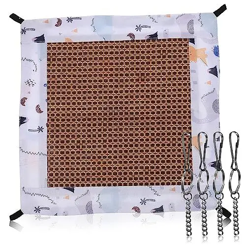 Produktbild: GREENADSCAPE Hamster Hängematte Hängebett Für Kleine Haustiere Bett Aus Leichtem Material Waschbar Schlafplatz Für Chinchillas Hängebett Für Ratten Und Eichhörnchen