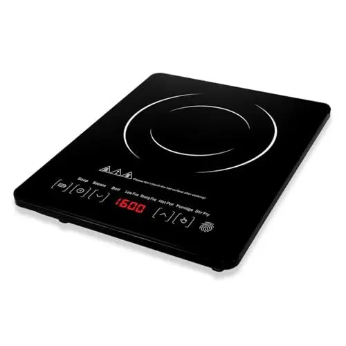 Produktbild: GREENADSCAPE Induktion Hotpot Topf Herd Mit Induktionskochfeld Und Backofen Elektroherd Freistehend Pizzapfanne Elektrisch Hot Pot Backofen Mit Induktionskochfeld Elektrische Pfanne