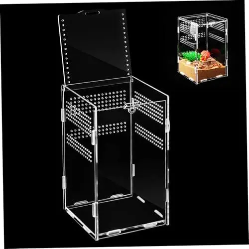 Produktbild: BUGUUYO Critter Keeper Box Eidechsentank Reptiliengehäuse Für Gecko-Terrarium Einfach Zu Montierender Kunststoffbehälter