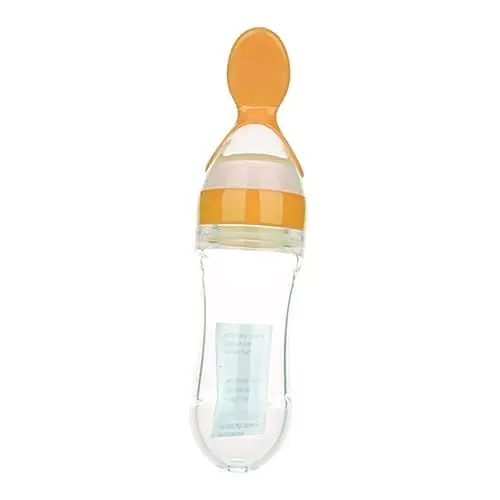 Produktbild: GREENADSCAPE Reisflasche Babynahrungszubereiter Reisflasche Aus Silikon -löffel-feeder Futterspender Für Kleinkinder Yellow