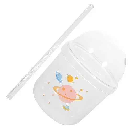Produktbild: GREENADSCAPE Wiederverwendbarer Deckel Für Wasserflaschen Großes Fassungsvermögen 430 Ml Glasbecher Für Tee