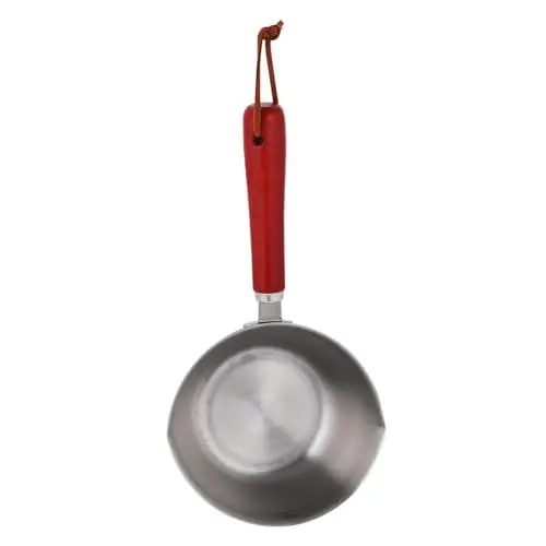 Produktbild: GREENADSCAPE pfannenwender edelstahltopf kochgeschirr suppenkessel induction cooker Topf für Babynahrung Induktionskochtopf Wachsschmelztiegel Kochpfanne Soßenpfannen Soßentöpfe zum Kochen Holz