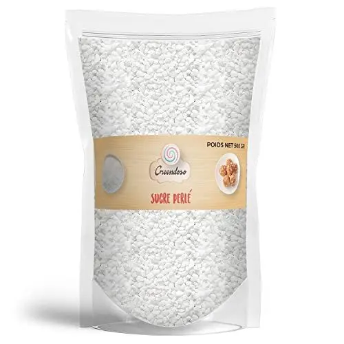 Produktbild: GREENDOSO® Hagelzucker (Perlzucker) 500 Gr, Ideal für Waffeln, Gebäck und Kuchen