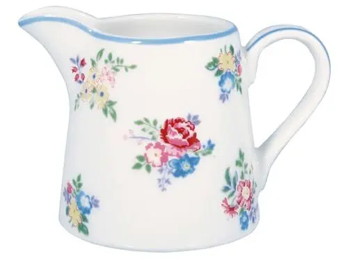 Produktbild: GreenGate Milchkännchen Creamer Elena petit white Porzellan