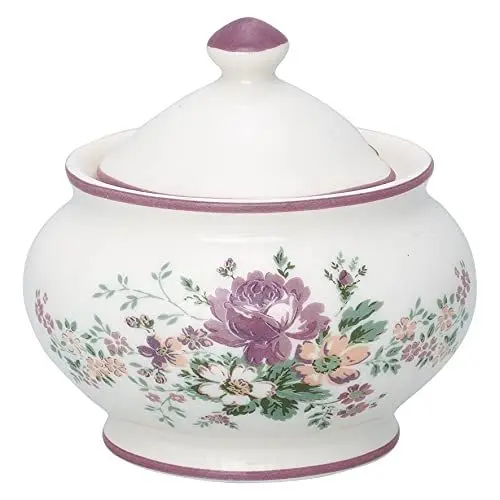 Produktbild: Greengate STWSUGMAR1104 Marie Zuckerdose rund Dusty Rose 0,2 l (1 Stück)