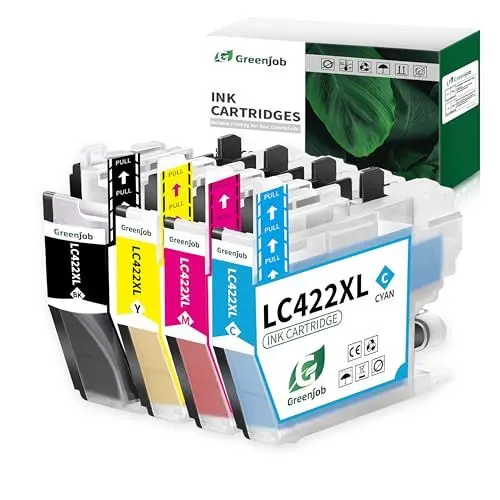 Produktbild: Greenjob LC422XL Patronen Value Pack Kompatibel für Druckerpatronen Brother LC422 LC-422XL LC-422XLVAL Multipack für Brother MFC-J5340DW MFC-J5345DW MFC-J5740DW MFC-J6540DW MFC-J6940DW (4er-Pack)