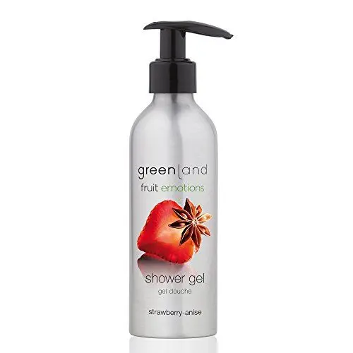 Produktbild: Greenland Dusch Gel mit Spender Erdbeere-Anis - 200ml mit Spender