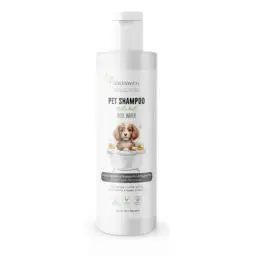 Produktbild: Greenwich 100% Vegan Fellpflege Hundeshampoo gegen Juckreiz, 400 ml, Sensitiv Hypoallergen Welpen Katzen Shampoo für Geruch, alle Hunderassen, pH Wert