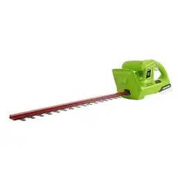 Produktbild: Greenworks Tools Akku-Heckenschere G24HT (Li-Ion 24 V 47 cm Schnittlänge 17 mm Zahnabstand 2800 Schnitte/min t-förmiger Griff ohne Akku und Ladegerät)