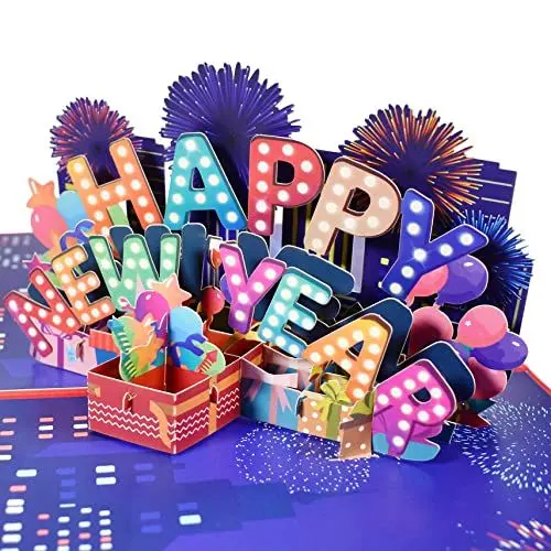 Produktbild: GREETING ART Pop Up Weihnachtskarten, Neujahrskarten mit Umschlag,Weihnachtskarten 3d,Weihnachtskarten und Neujahrskarten,Chinesische Neujahrskarten