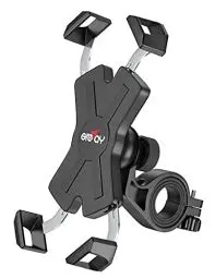Produktbild: Grefay Fahrrad Handyhalterung, Edelstahl Motorrad Fahrrad Lenker Handy Halterung Mit 360 Drehen für 4,5-6,8 Zoll Smartphone