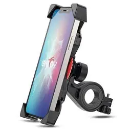 Produktbild: Grefay Fahrrad Handyhalterung Universal Motorrad Handy Halterung für 3,5-6,5 Zoll Smartphone mit 360° Drehbar für Rennrad MTB Scooter für iPhone 16 15 14 Pro Max Plus