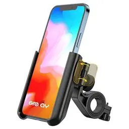 Produktbild: Grefay Handyhalterung Fahrrad Universal Motorrad Handyhalter <strong>1S Schnelle Demontage:</strong>  Handyhalterung für Rennrad MTB Scooter Mit 360 Drehen für 3,5-7,0 Zoll Smartphone