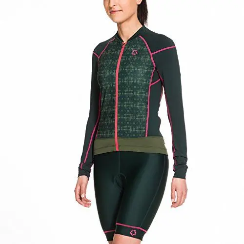 Produktbild: Gregster Damen Fahrradtrikot Bia, Dunkelgrün Bedruckt, L, 12898