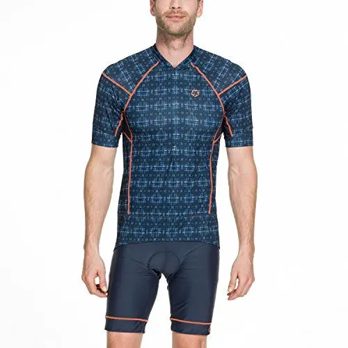 Produktbild: Gregster Herren Fahrradhose Set Bilbo, Dunkelblau Bedruckt, L, 12897