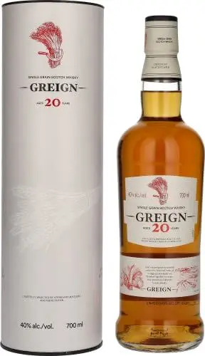 Produktbild: Greign 20 Years Old Single Grain Scotch Whisky 40% Vol. 0,7l in Geschenkbox