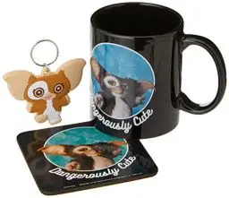 Produktbild: Gremlins Geschenkset Tasse, Untersetzer und Schlüsselanhänger in Geschenkbox (Dangerously Cute Design) - Offizielles Lizenzprodukt