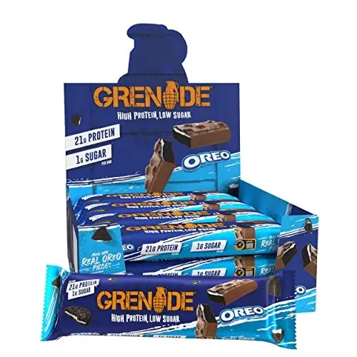 Produktbild: Grenade Proteinreicher, Zuckerarmer Riegel – OREO, 12 x 60 g