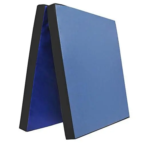 Produktbild: Grevinga® klappbare Leichtturnmatte | VB 80 | 200 x 100 x 6 cm | BLAU-SCHWARZ