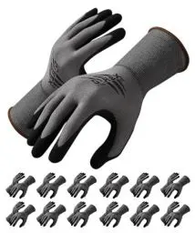 Produktbild: G-REX - P 09 / Montage-Handschuhe/Größe 11, 12 Paar/Grau/Montagehandschuhe/Handschuhe Arbeitshandschuhe