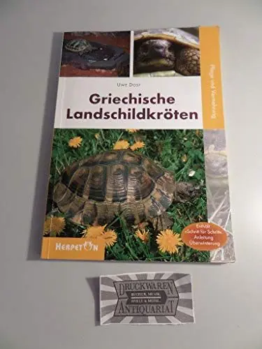 Produktbild: Griechische Landschildkröten: Pflege und Zucht: Pflege und Vermehrung