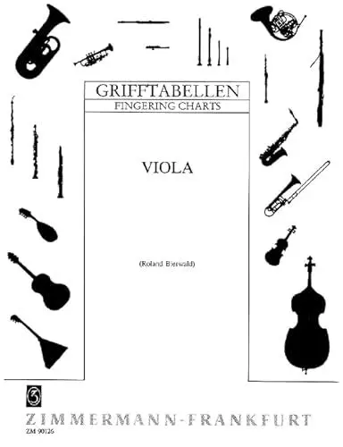 Produktbild: Grifftabelle für Viola: Viola.