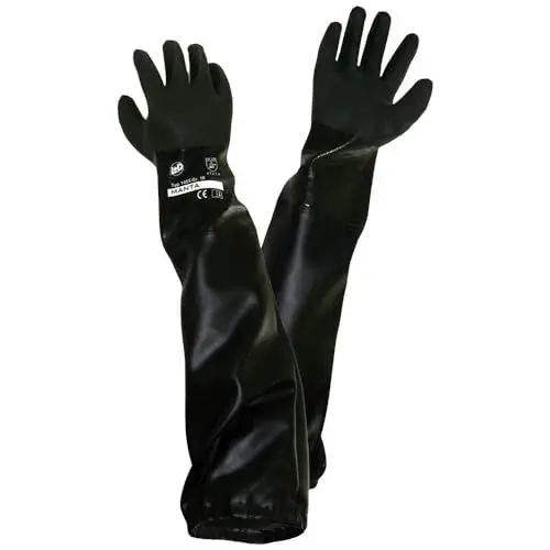 Produktbild: GRIFFY Schutzhandschuhe L+D 1485-H PVC EN 388