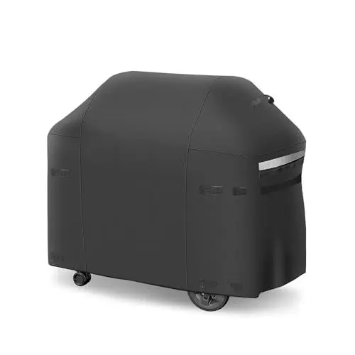 Produktbild: Grillabdeckung für Weber Spirit II 300& Spirit 200 Serie, Heavy Duty BBQ Cover für Weber Spirit Serie im Vergleich zu 7139, 52 Zoll wasserdicht, wetterfest, UV- und lichtbeständig
